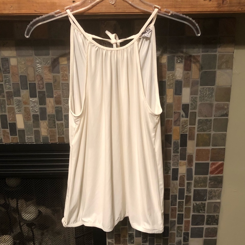 ‼️BOGO‼️Express silky, tie neck tank